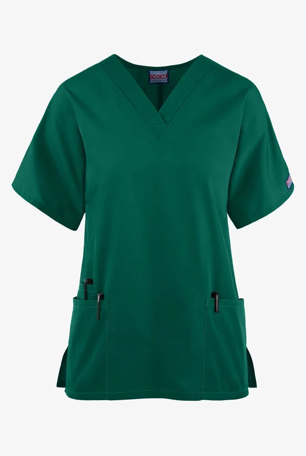 CK4700 Workwear Women's 3-Pocket V-Neck Scrub Top