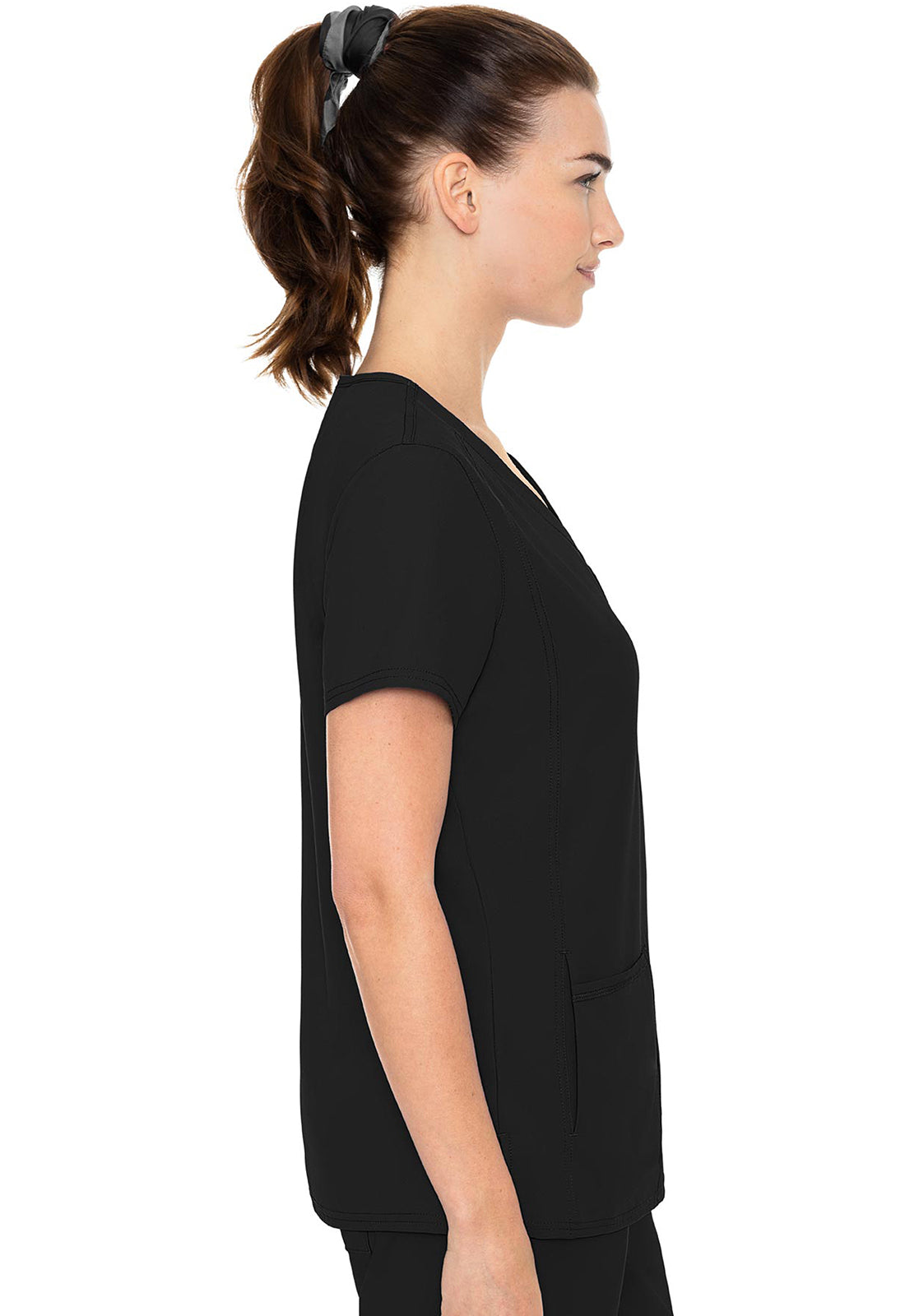 MC2468 Insight Woman's  V-Neck Side Pocket Top