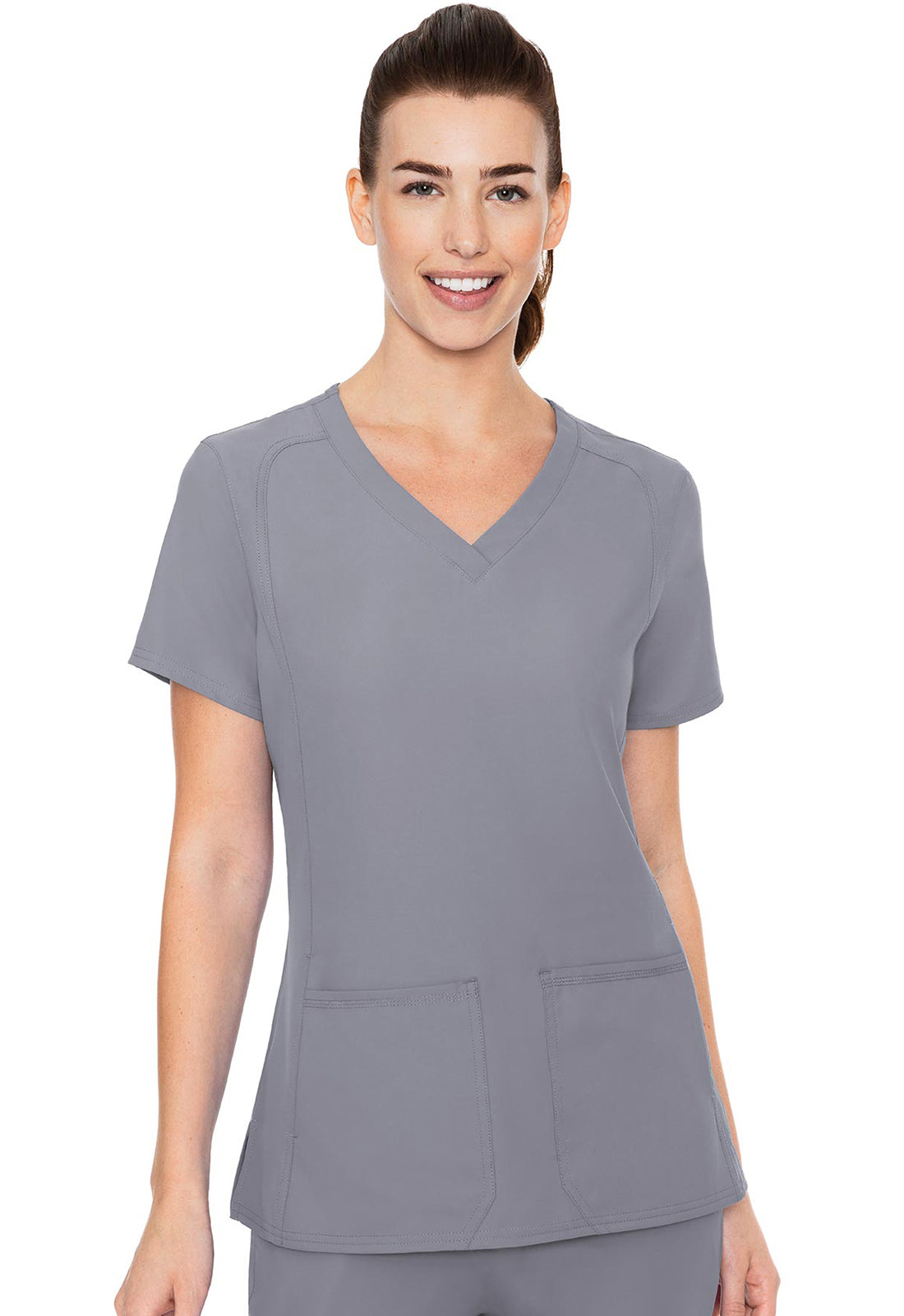 MC2468 Insight Woman's  V-Neck Side Pocket Top