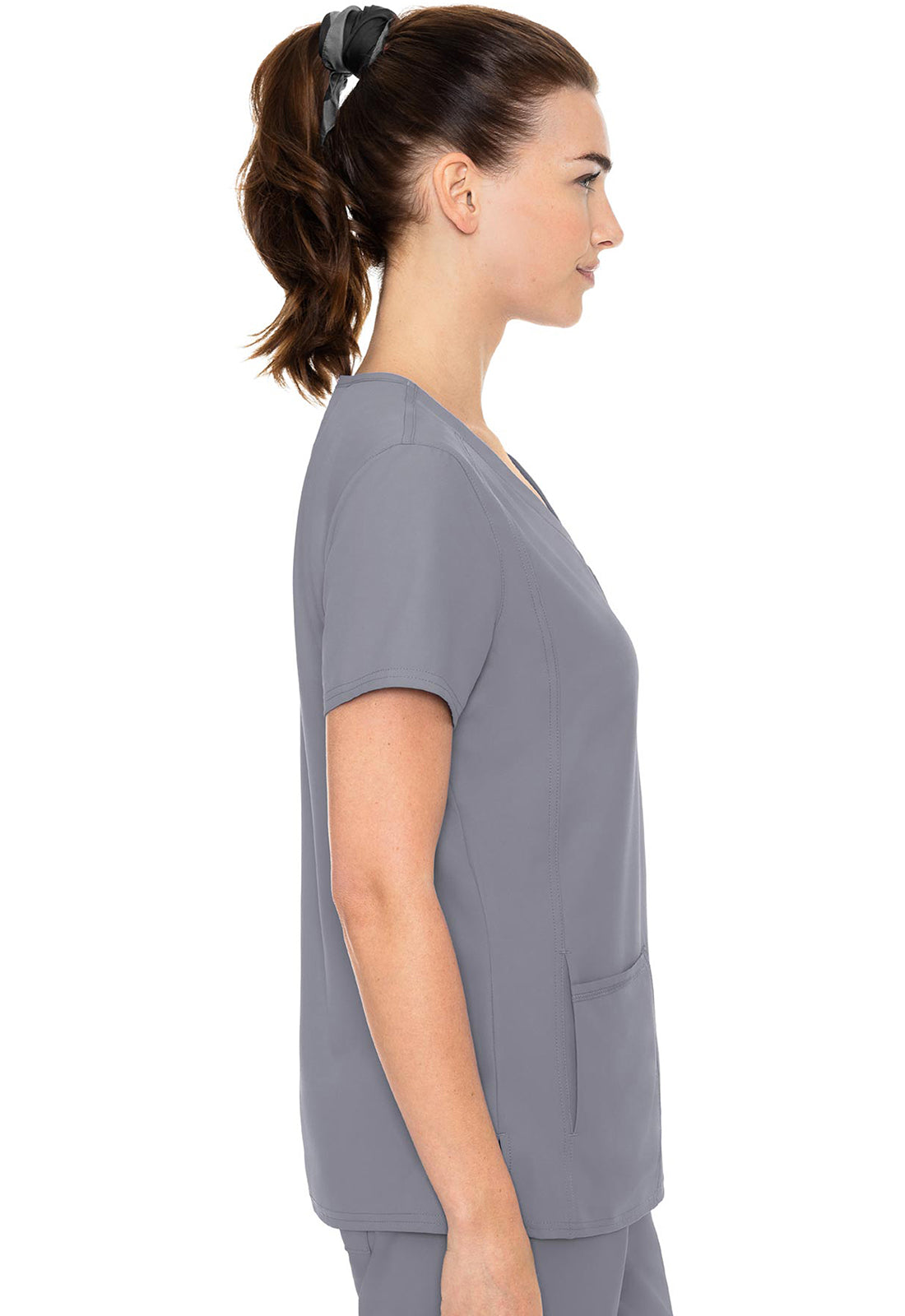 MC2468 Insight Woman's  V-Neck Side Pocket Top
