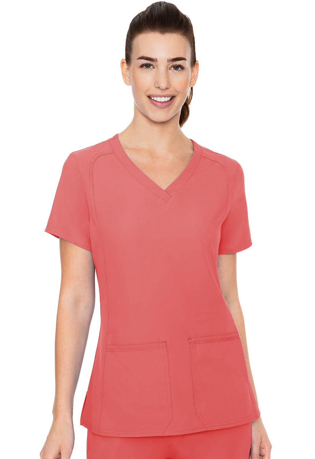 MC2468 Insight Woman's  V-Neck Side Pocket Top
