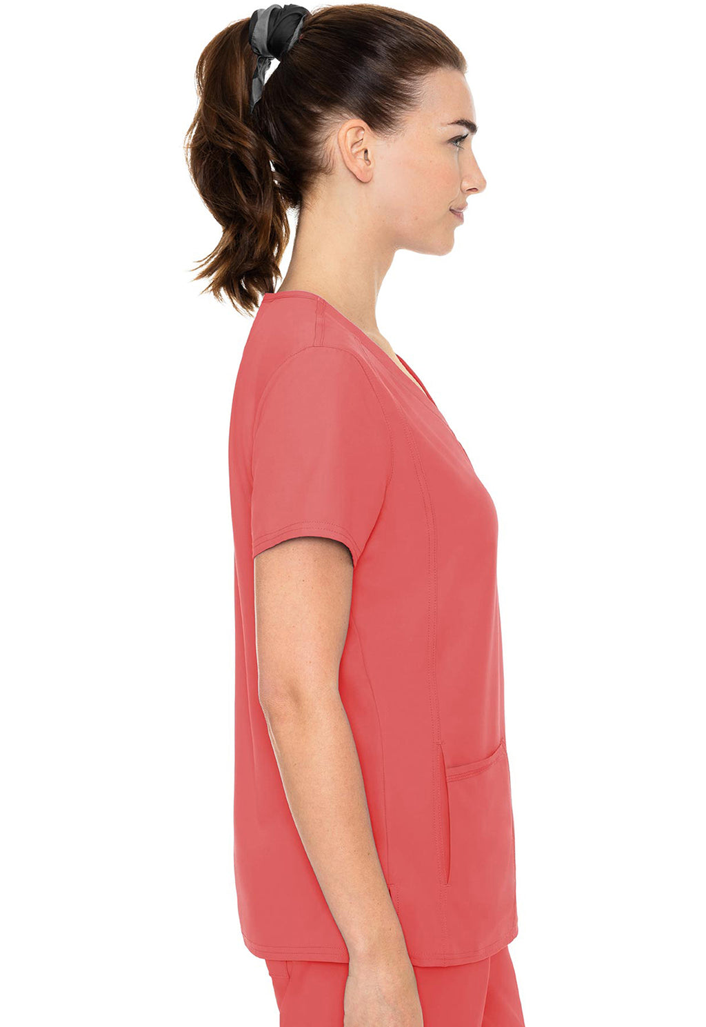 MC2468 Insight Woman's  V-Neck Side Pocket Top