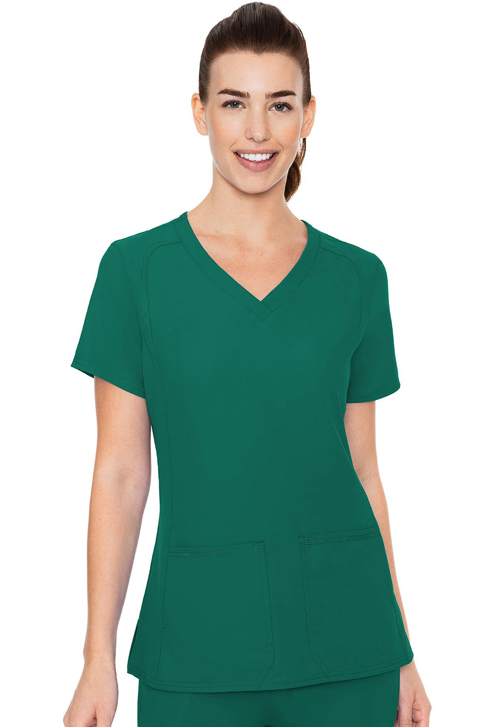 MC2468 Insight Woman's  V-Neck Side Pocket Top