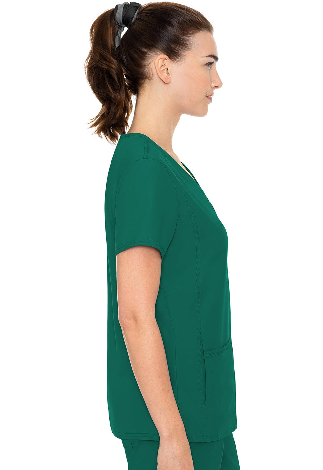 MC2468 Insight Woman's  V-Neck Side Pocket Top