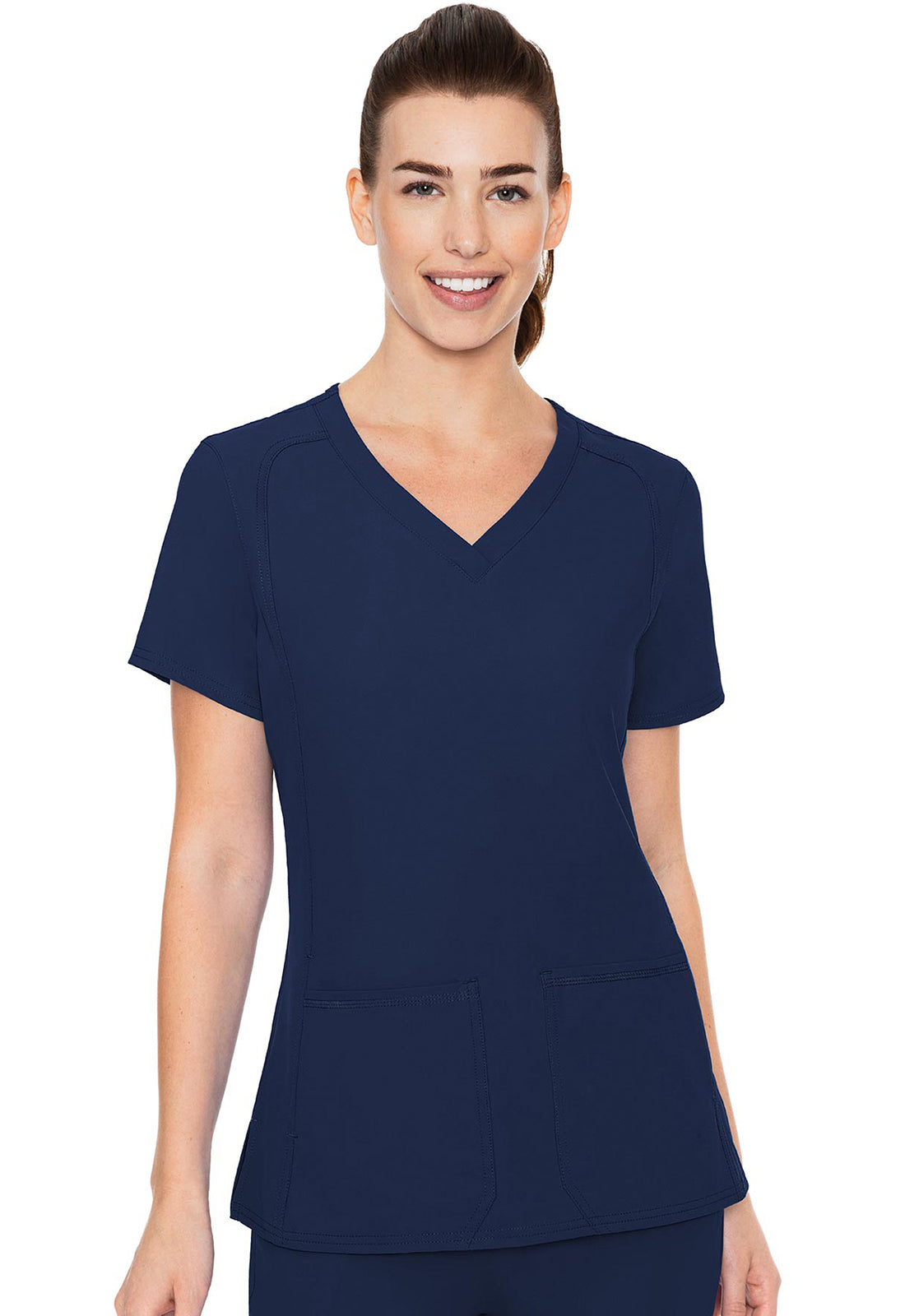 MC2468 Insight Woman's  V-Neck Side Pocket Top