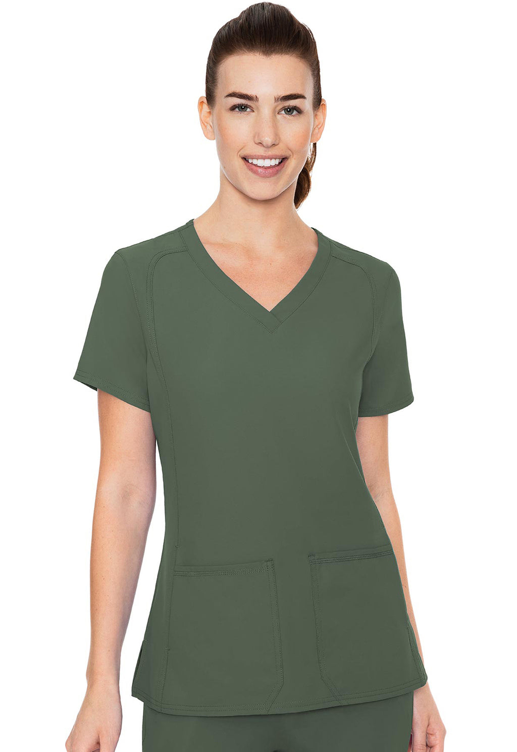 MC2468 Insight Woman's  V-Neck Side Pocket Top