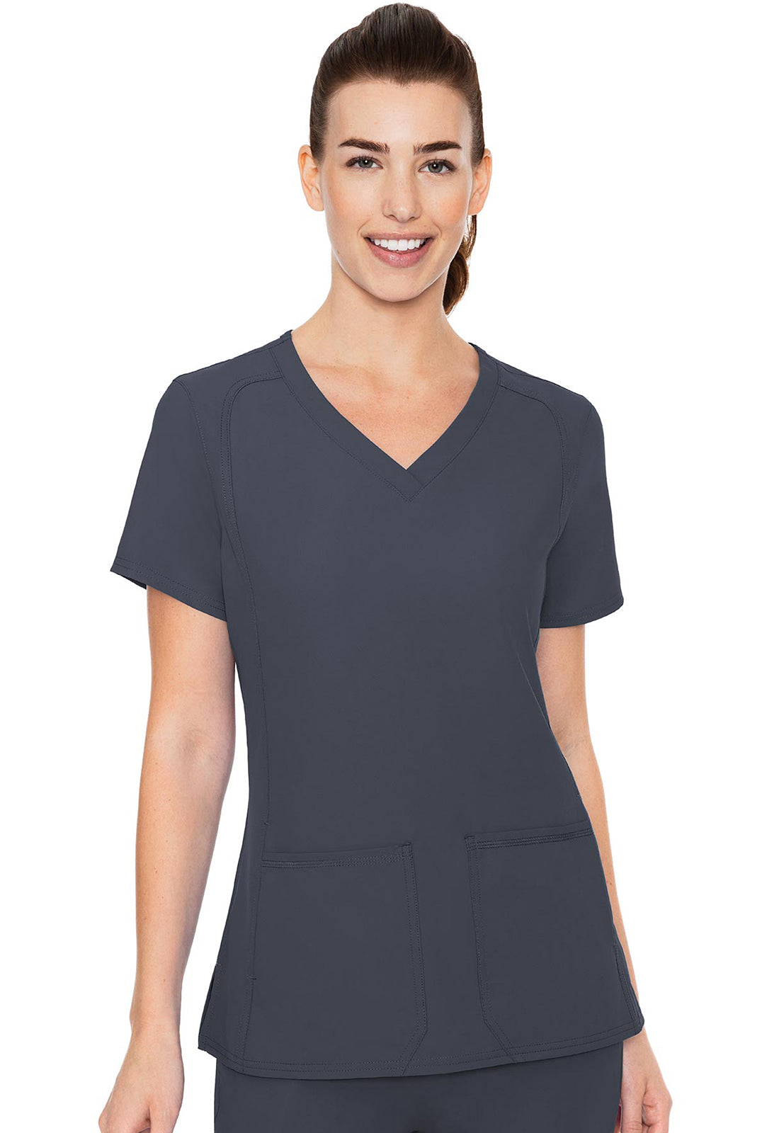 MC2468 Insight Woman's  V-Neck Side Pocket Top