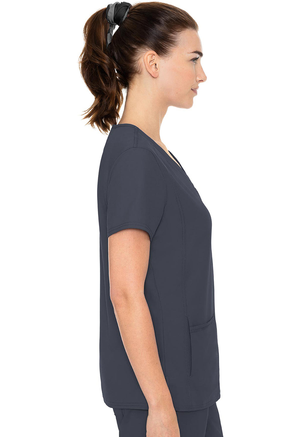 MC2468 Insight Woman's  V-Neck Side Pocket Top