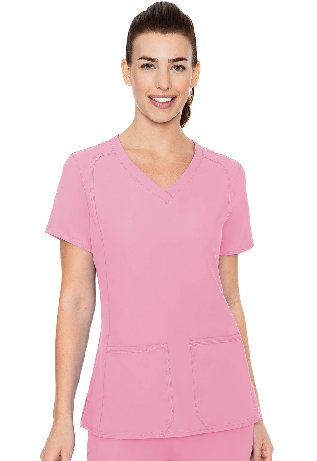 MC2468 Insight Woman's  V-Neck Side Pocket Top