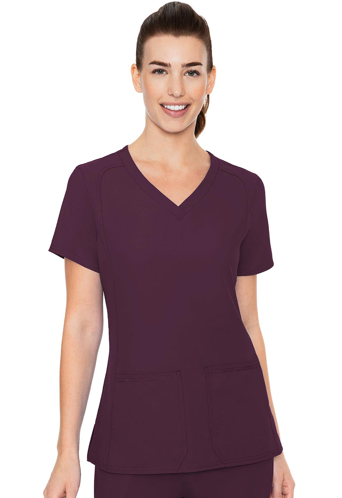 MC2468 Insight Woman's  V-Neck Side Pocket Top