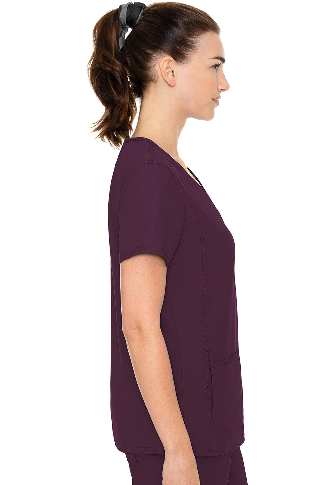 MC2468 Insight Woman's  V-Neck Side Pocket Top