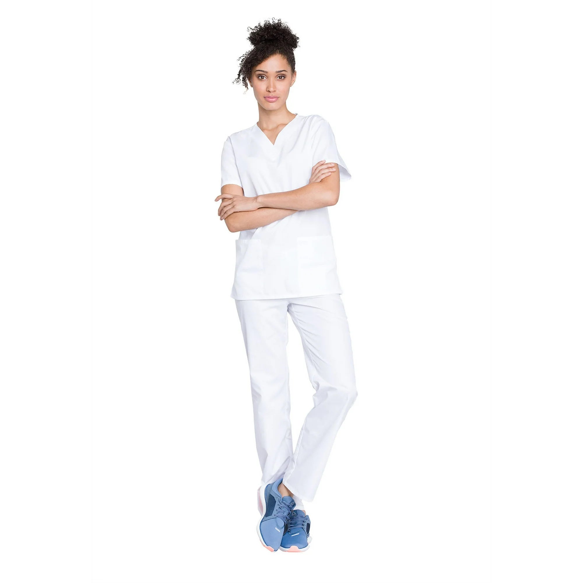 WW530c Unisex Scrub Set for Men & Women V-Neck Top & Drawstring